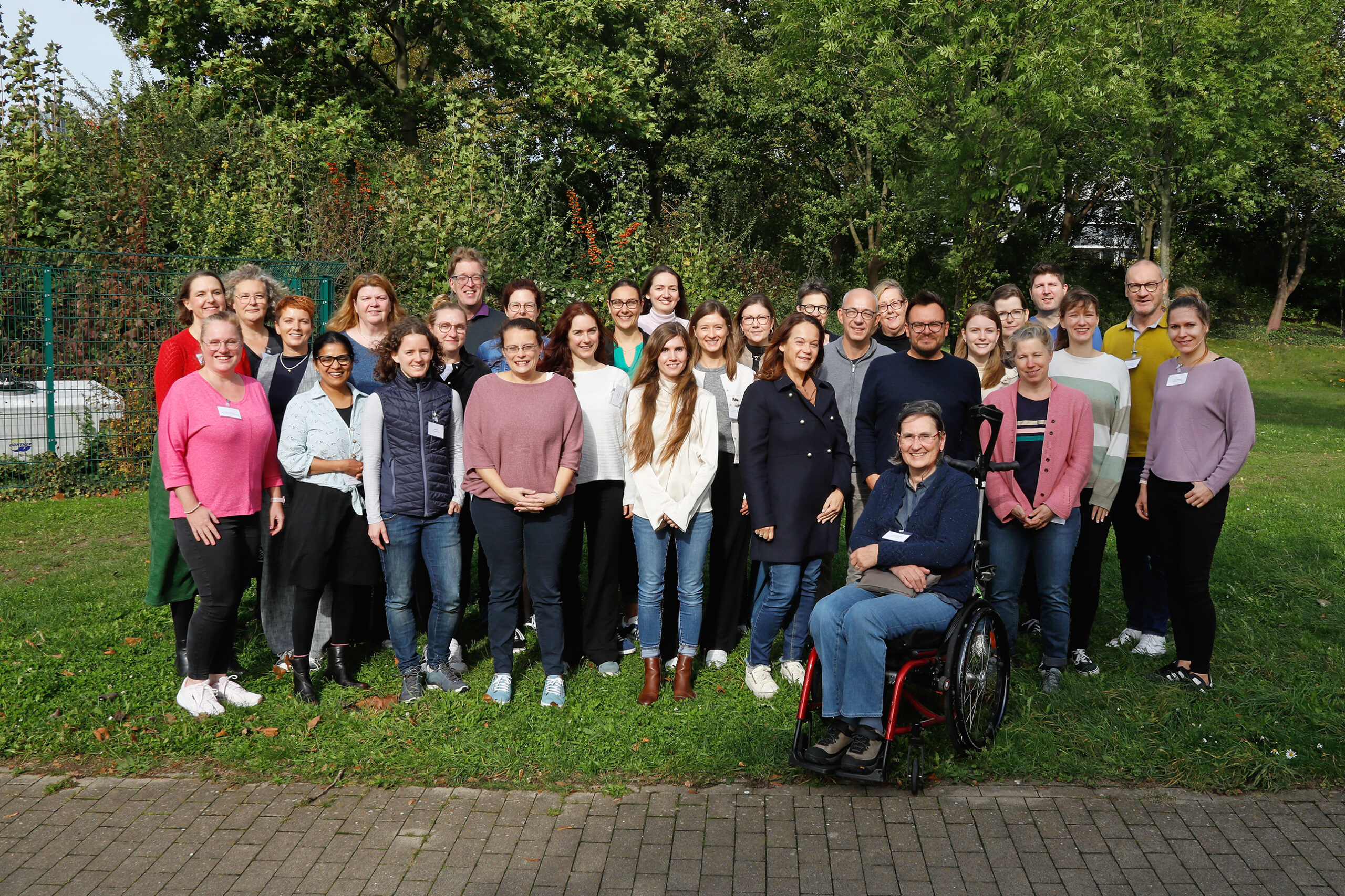 Gruppenfoto des Netzwerks Pflegewissenschaft & Praxisentwicklung