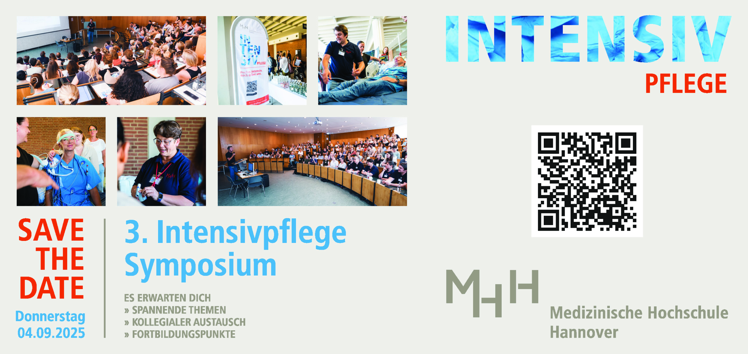 Plakat zum 3. Intensivpflege Symposium